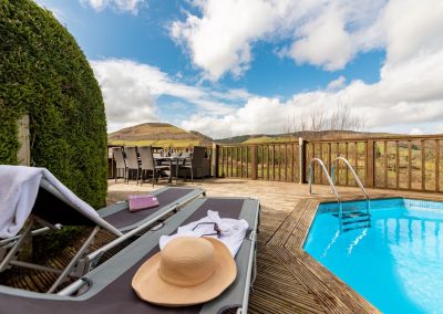 Large holiday cottage with private swimming pool in Wales | Cae Madog Barn