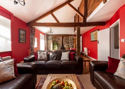 Spacious living area in large holiday cottage, Wales | Cae Madog Barn